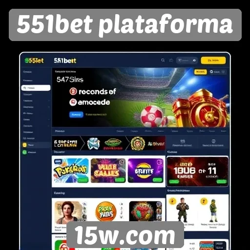 Interface user-friendly da 551bet plataforma é destacada